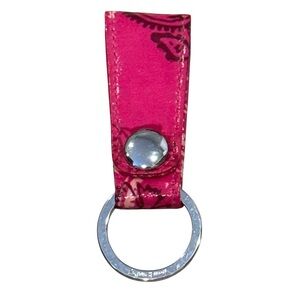 Vera Bradley Paisley Pink Keychain
